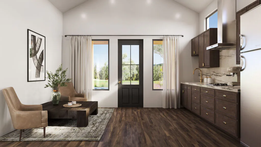 Casita Interior 3D Rendering