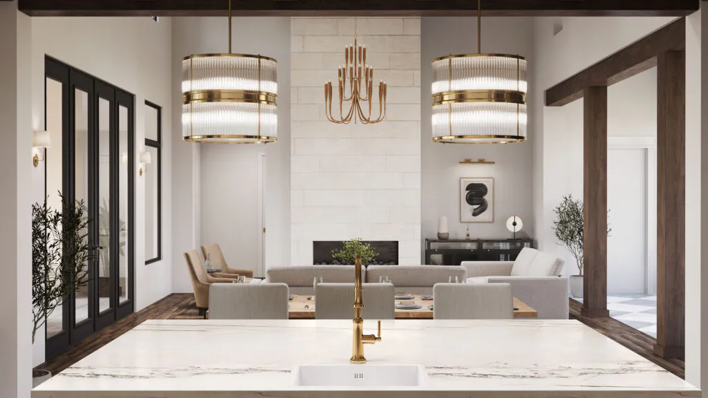 Hawkridge kitchen rendering