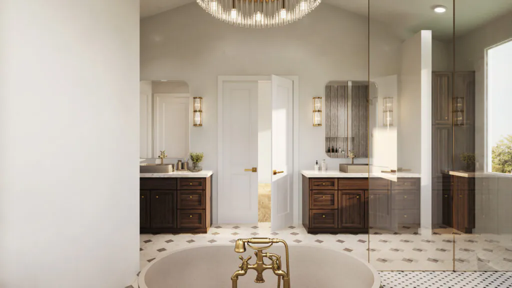 Hawkridge master bath rendering