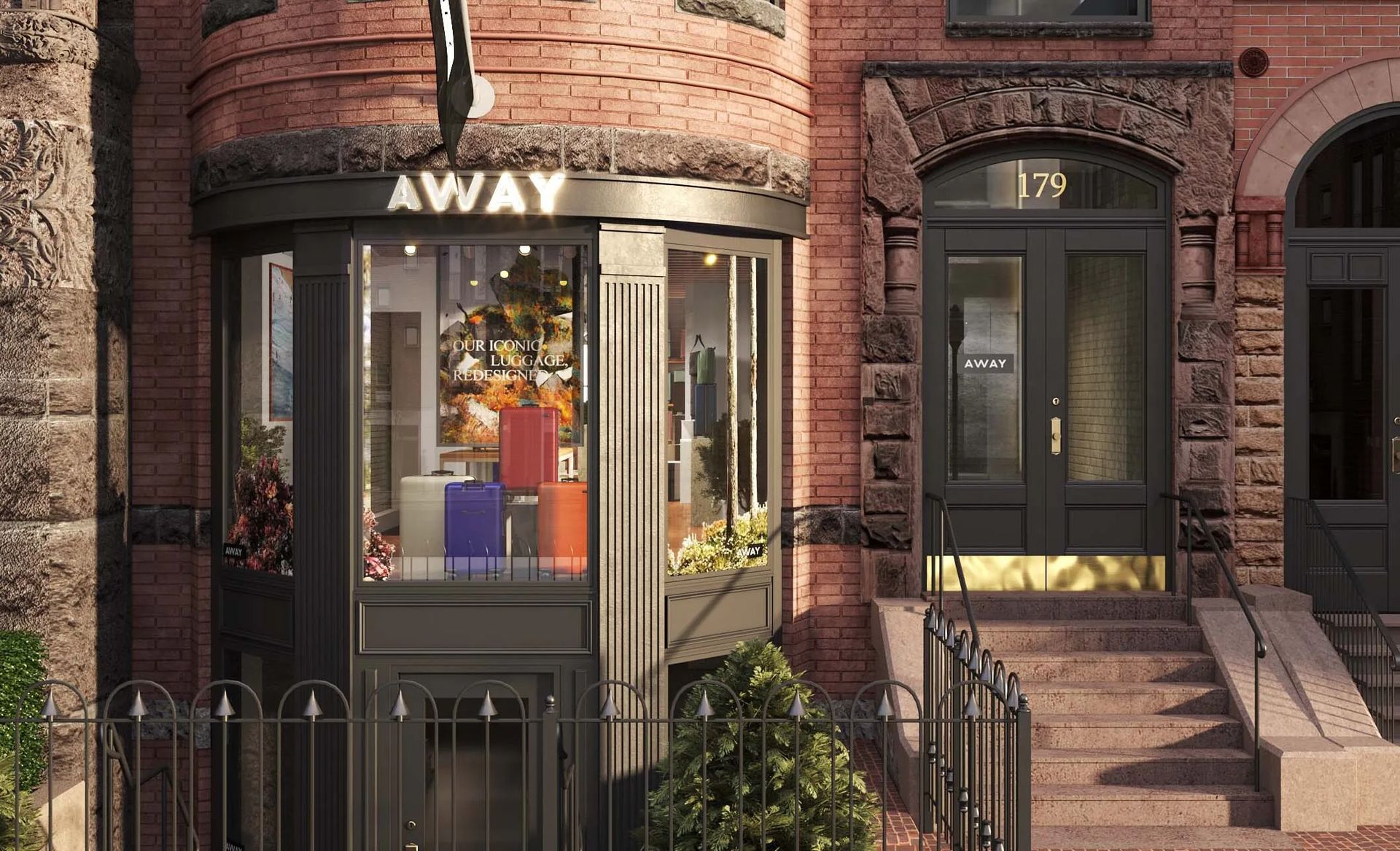 Realistic 3D Rendering Of Newbury Shop