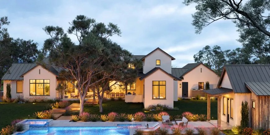 3D Interior and Exterior Rendering of Hawkridge Lot 33A