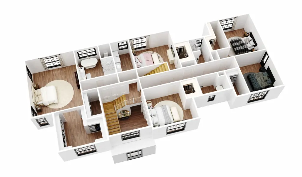 Ellison floor plan rendering image