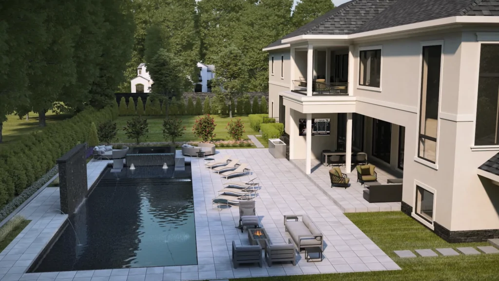 Langley hill behind exterior image