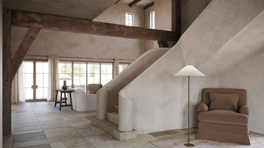 Manana Living Room View Near the Stairs