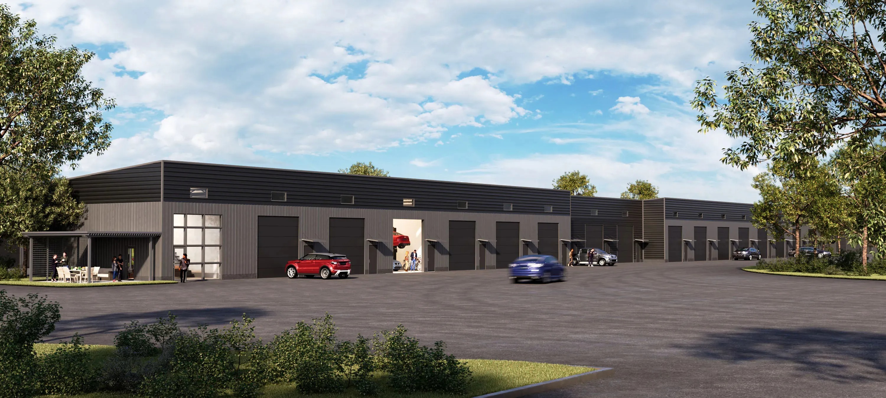 3D Rendering of Storage Condos