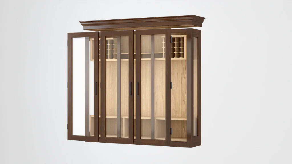 Wine cabinet rendering by Applet3D