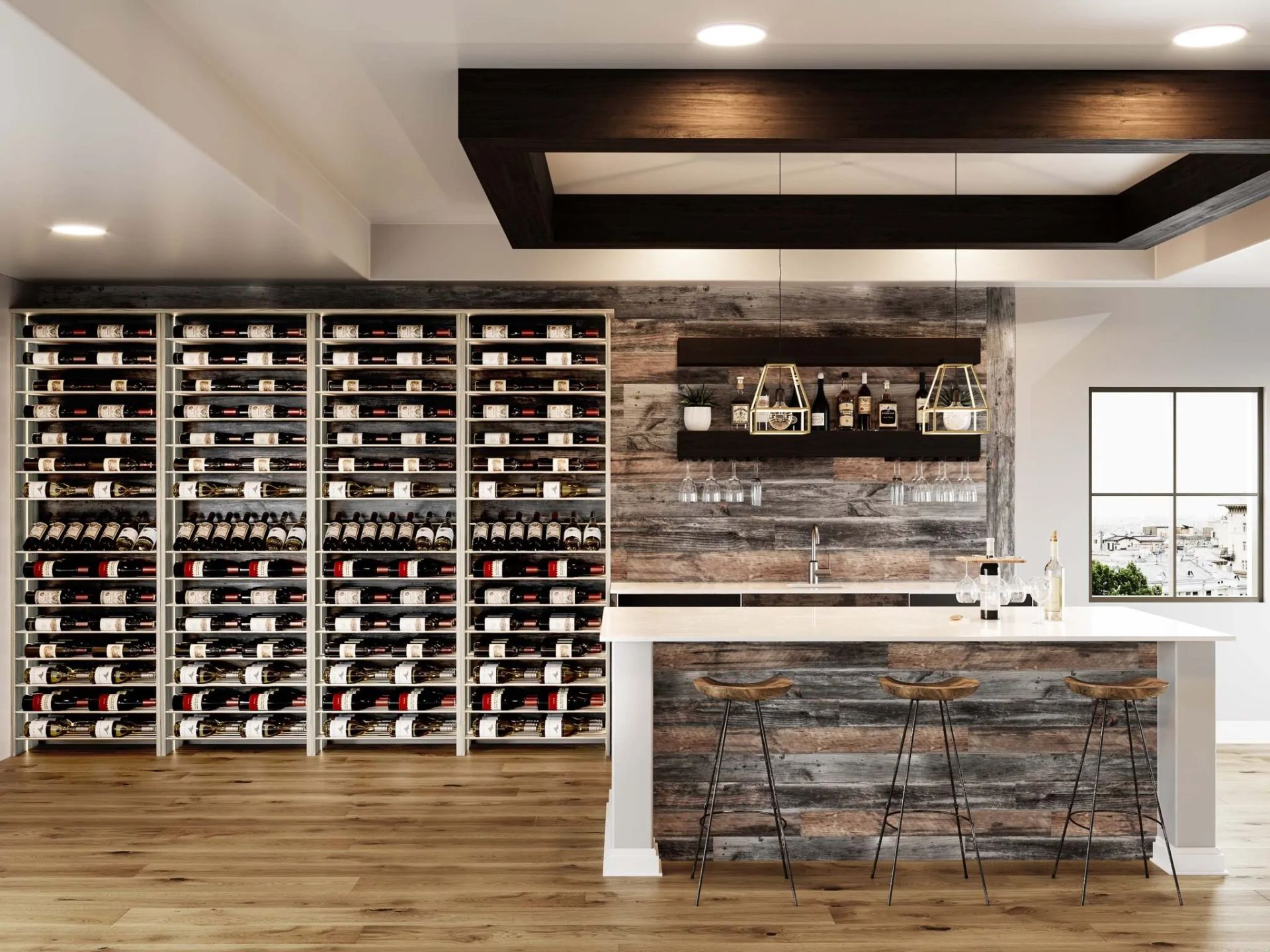 Wine cabinets interior