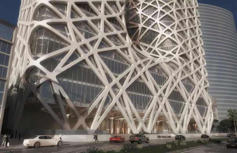 3d Exterior Rendering Zaha Tour