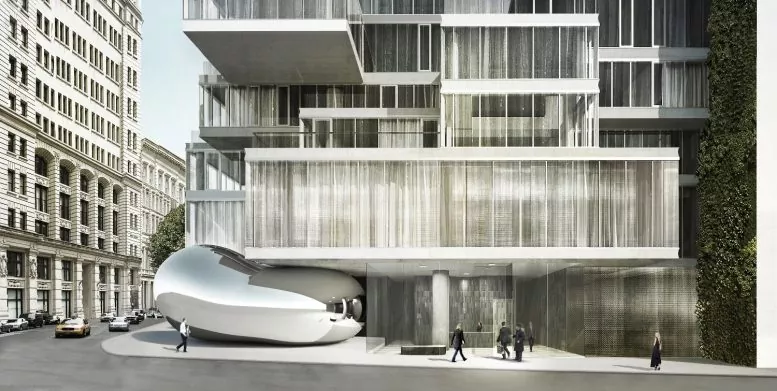 Exterior Rendering 56 Leonard Street