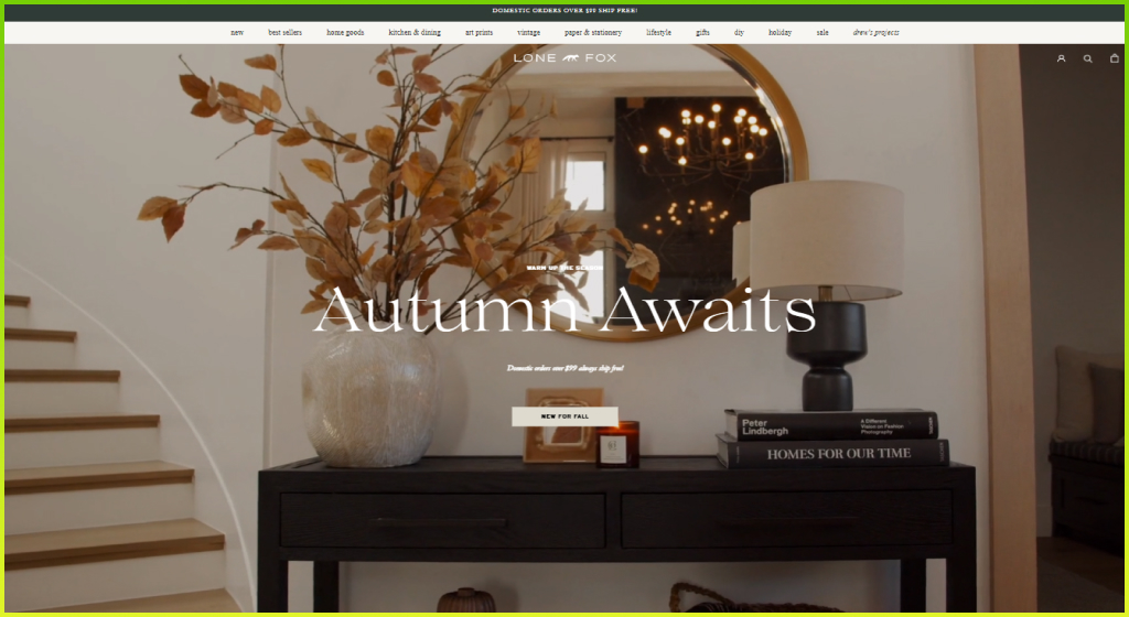 Lone fox design blog