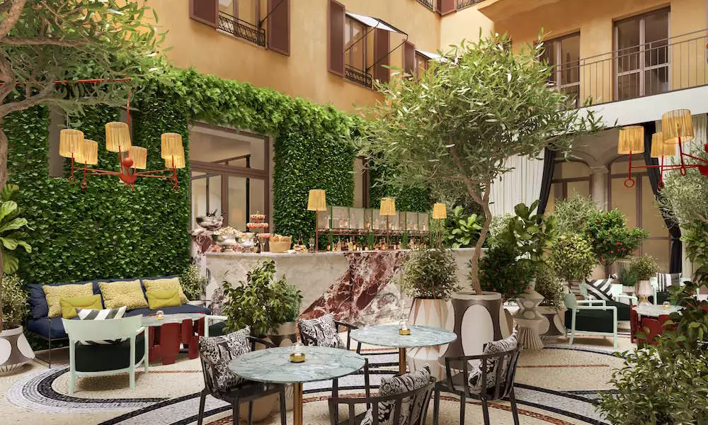 Interior rendering W Rome giardino clandestino