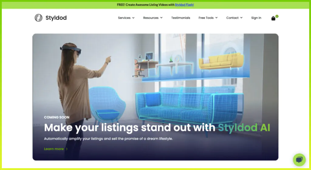 Styldod companies virtual staging company