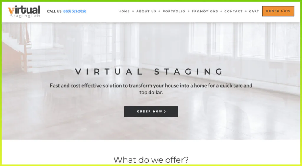 Virtual stagin lab virtual staging company
