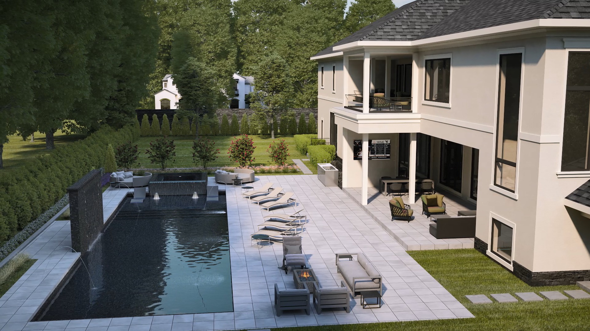 Incredible 3D Flythrough over Langley Hill Residence