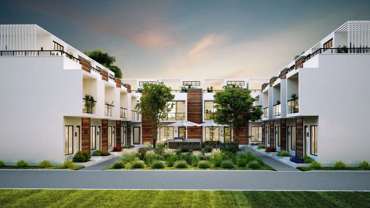 Shirley Ave as a townhouse of future