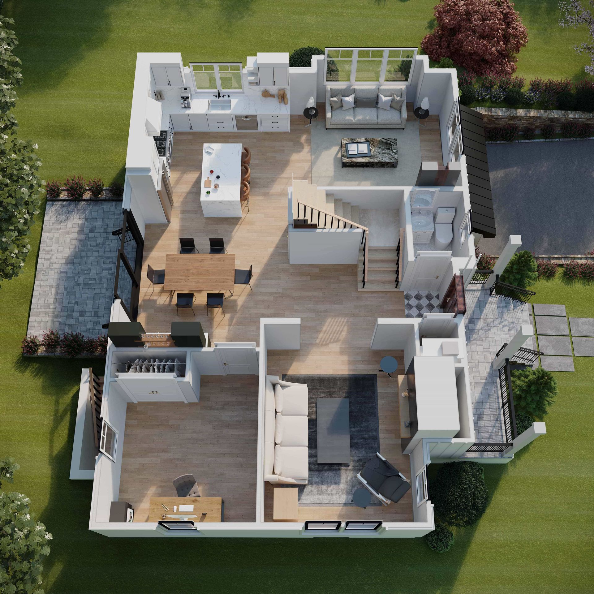 Residential rendering services