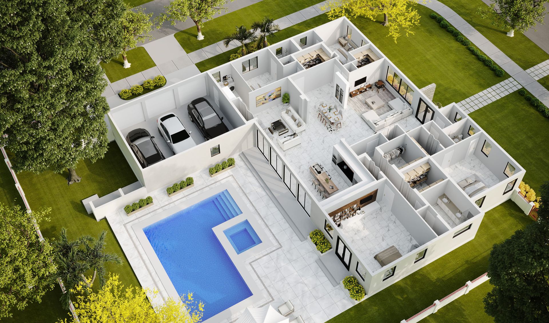 Our 3D house plans services photo