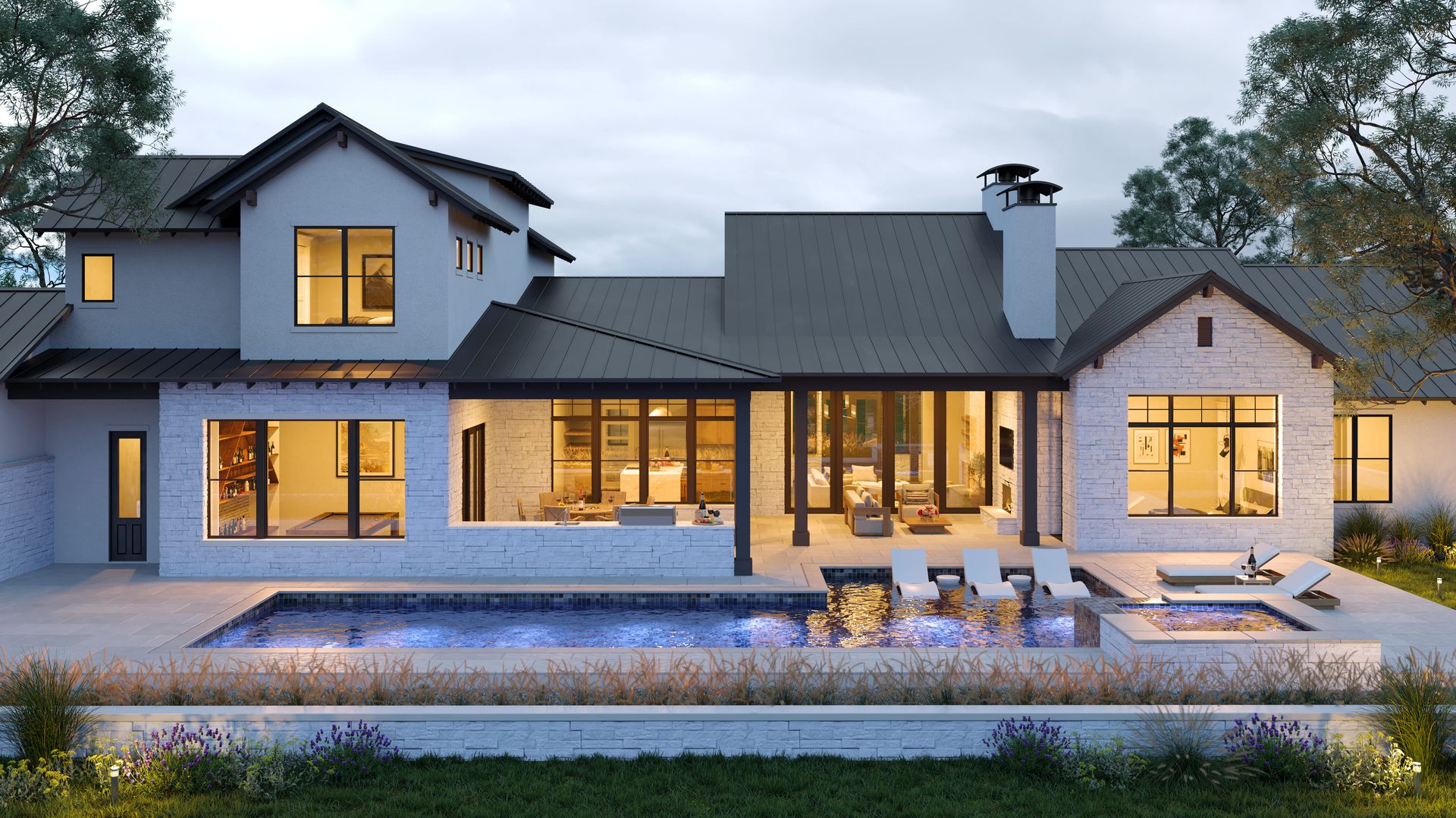 3D House rendering services photo