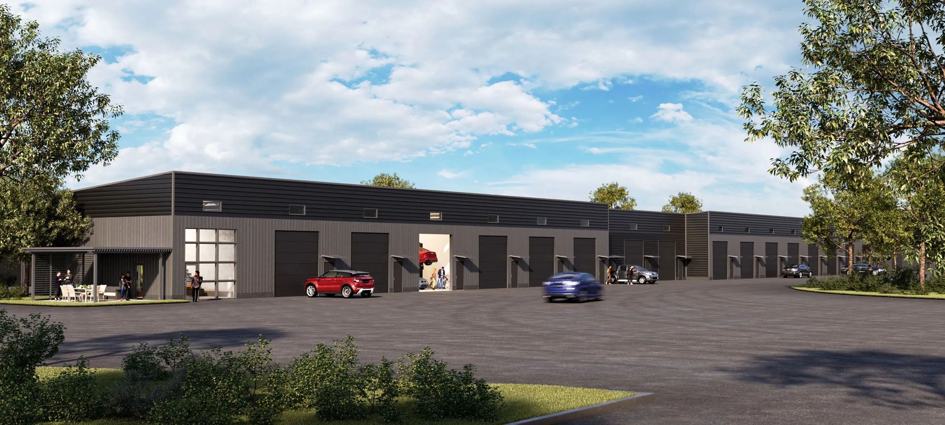 3D Rendering of Storage Condos