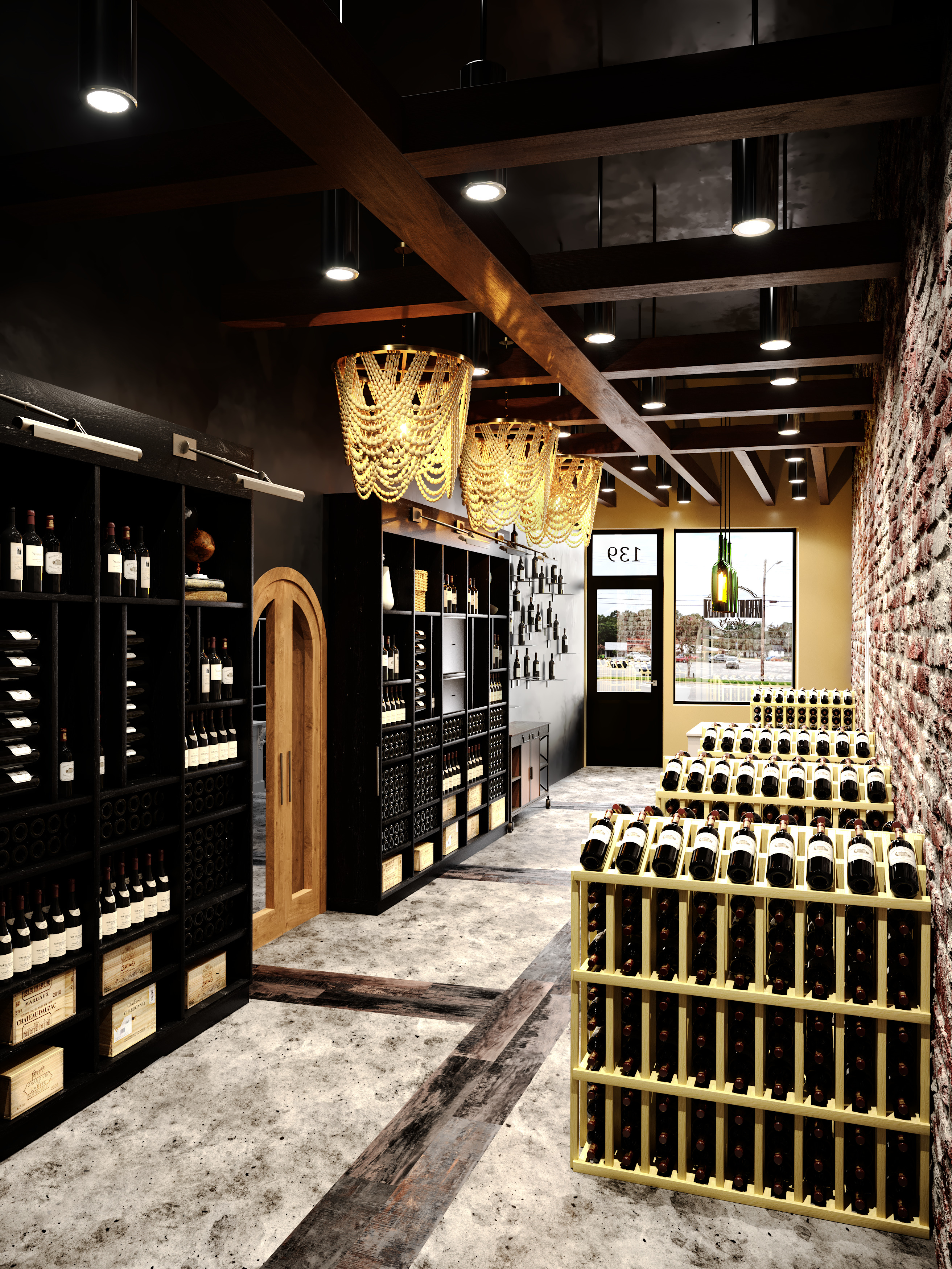 Blue Jay Bistro Shop wine interior image