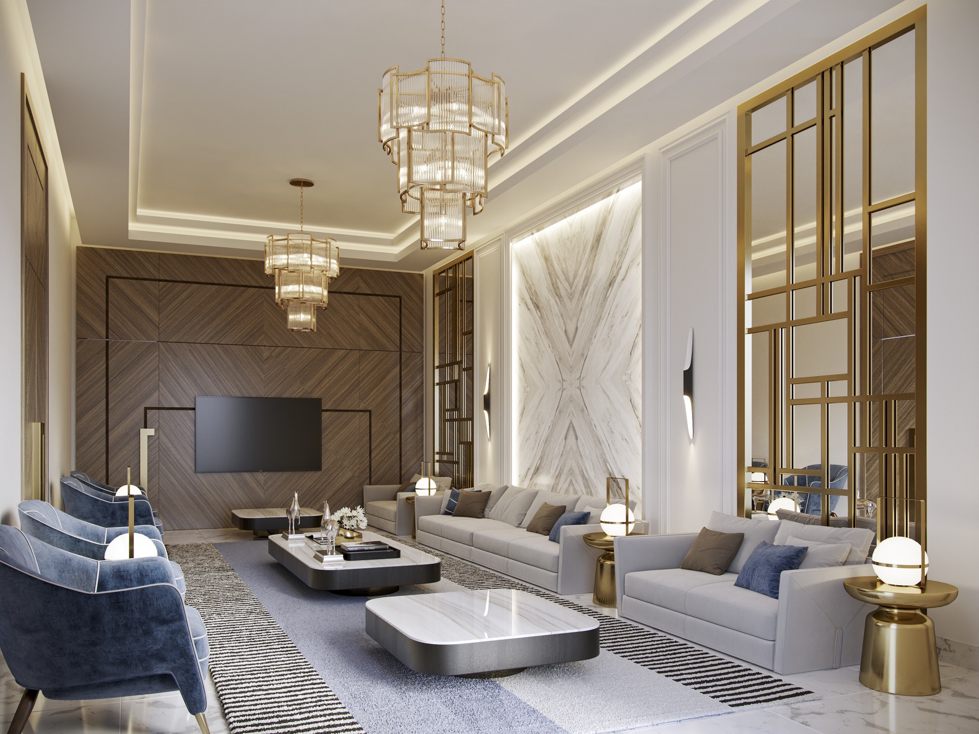 Luxury hotel lounge 2