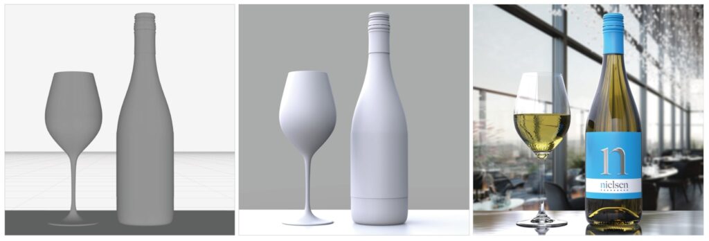Wine rendering imagine
