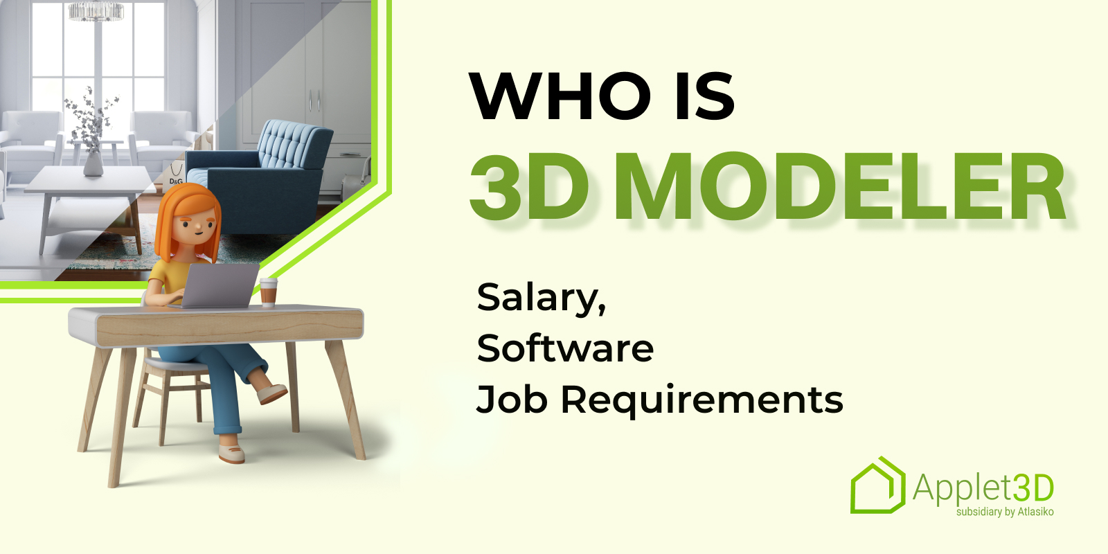 What is a 3D modeler? 3D modeling job description, salary, software -  Applet3D