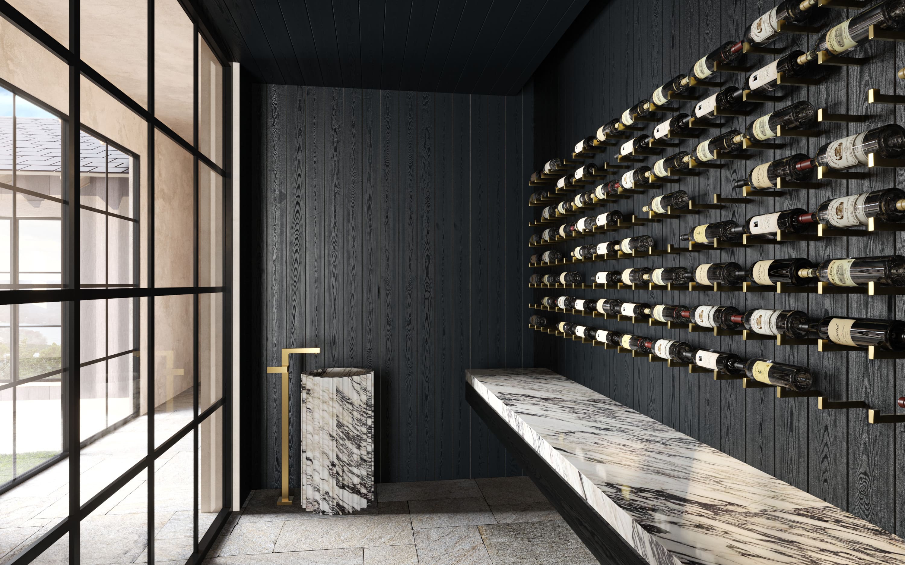 Interior Renderings From Applet3d | Renderings Wine Room