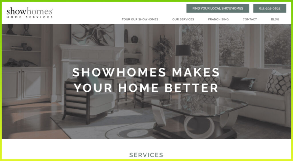 Show homes virtual staging company