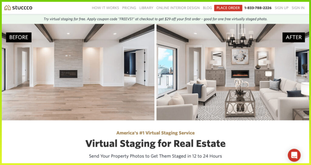 Stuccco virtual staging company