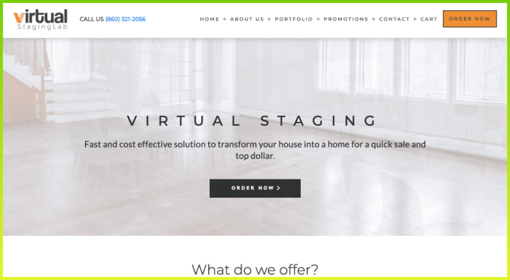 Virtual stagin lab virtual staging company