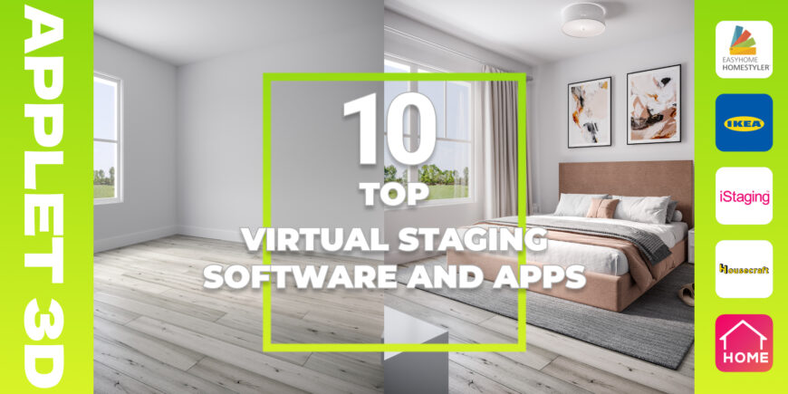 Top 10 virtual staging software and apps in 2024 - Applet3D