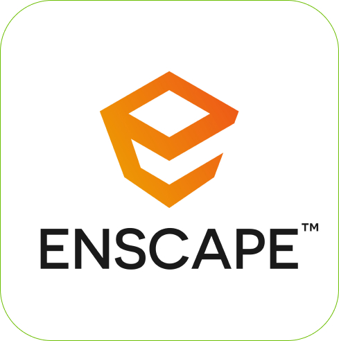 Landscaping rendering enscape companies logo