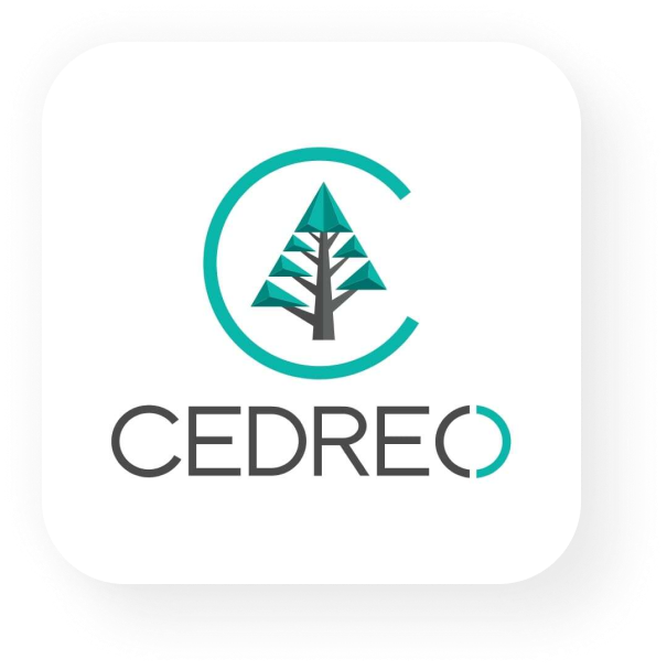 Landscaping rendering cedero logo