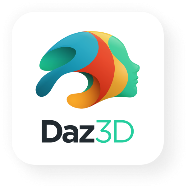 Daz 3d logo