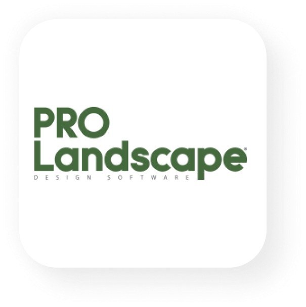 Landscaping rendering prolandscaping logo