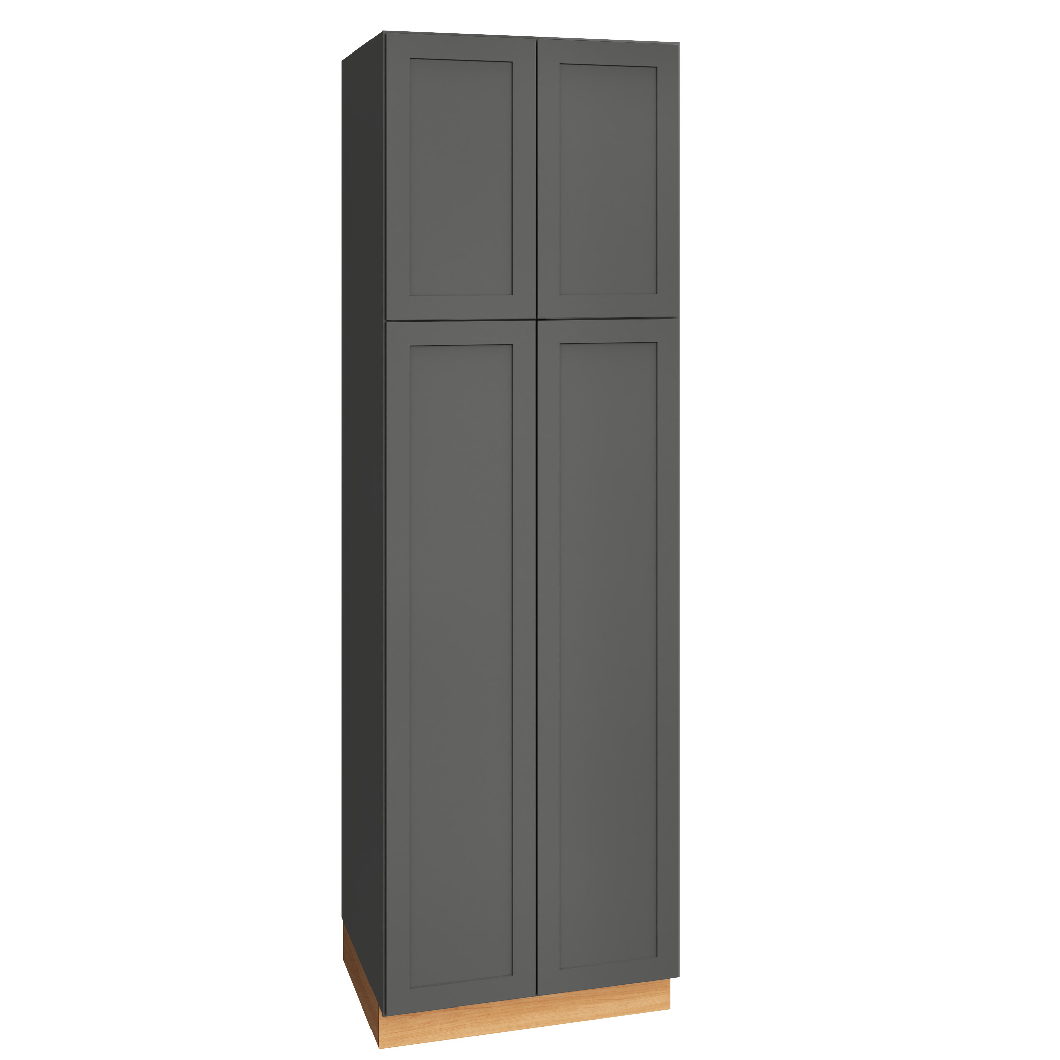 Utility Cabinet Width With Double Doors in Graphite