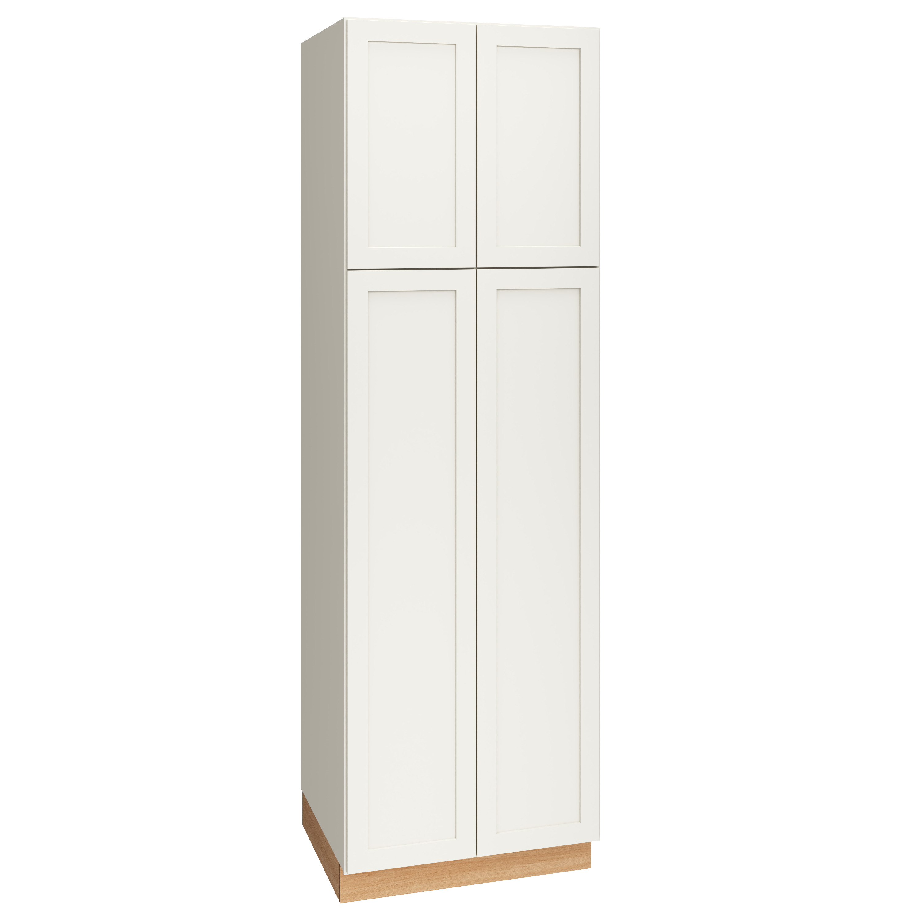 Utility Cabinet Width With Double Doors in Snow