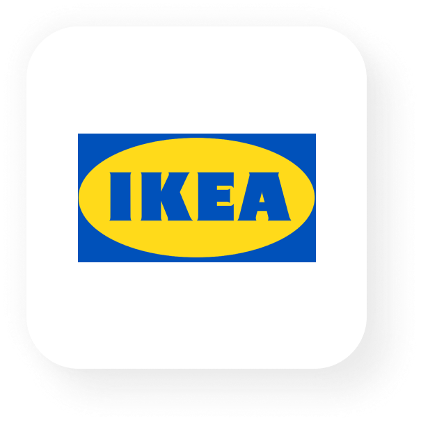 Ikea logo virtual staging