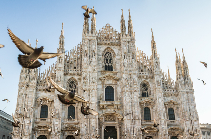 Duomo di-Milano Italy Gothic style