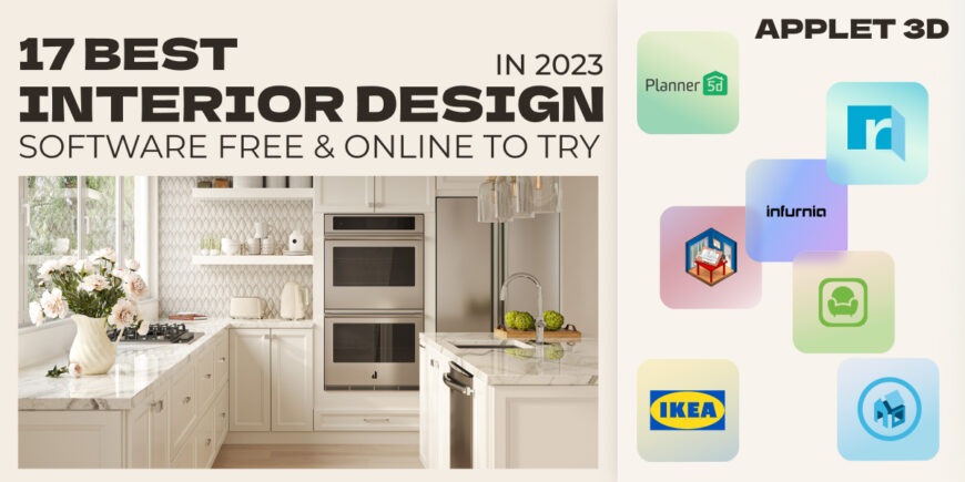 Best interior design software free & online to try Applet 3D
