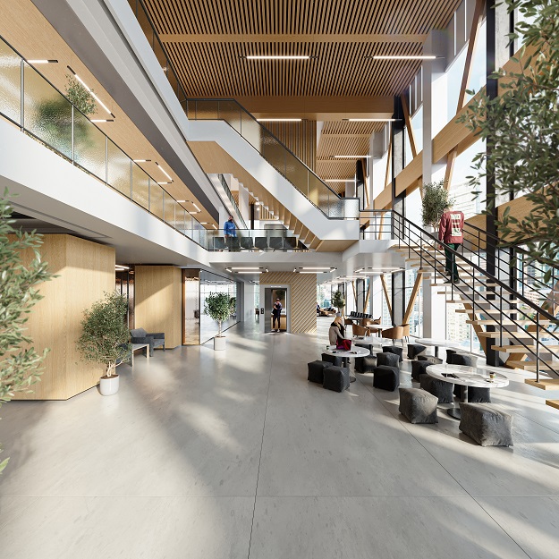 office center commercial rendering service