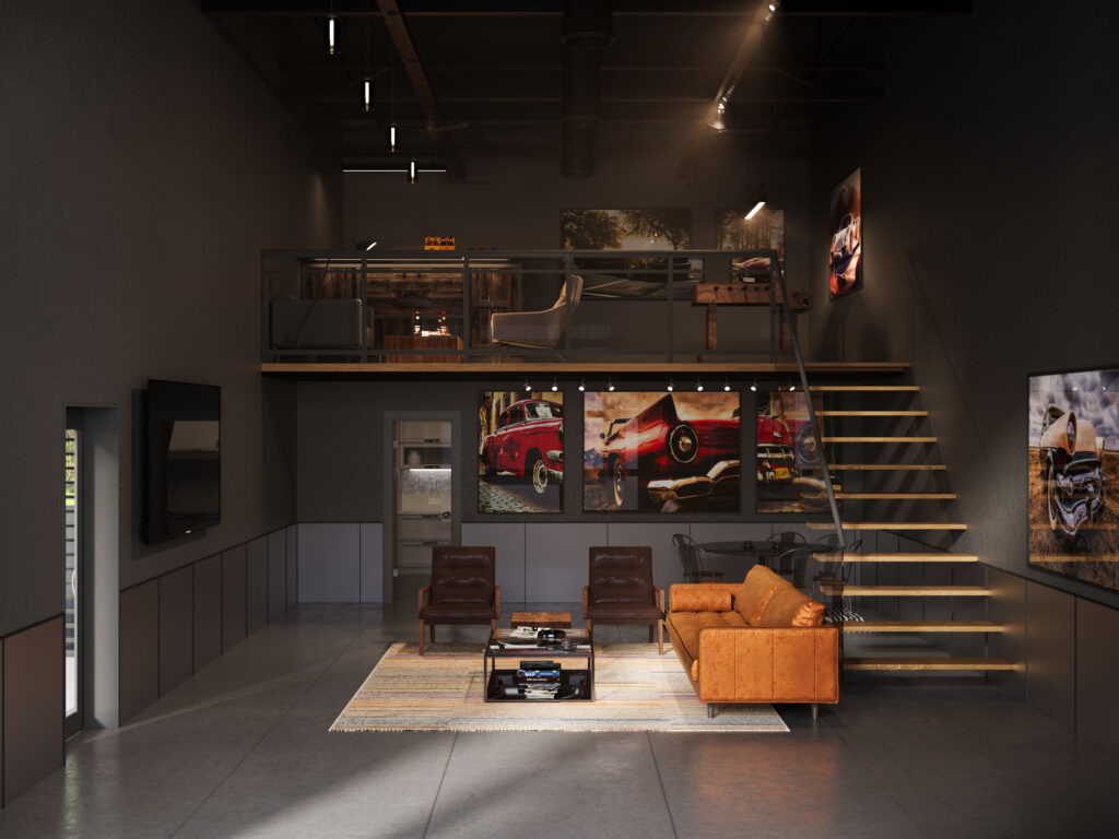 Storage interior Clubhouse Applet3D