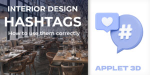 Interior design hashtags Applet3D