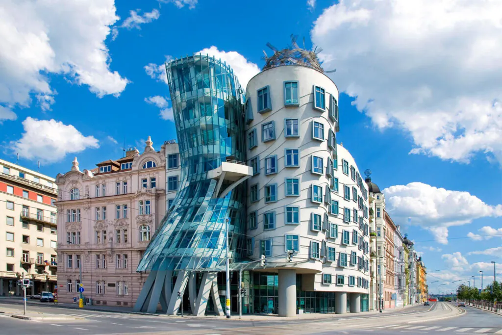 The Dancing House in Prague, Czechia