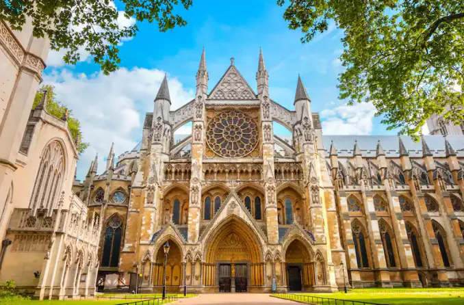 Westminster Abbey in England Gothic architecture style